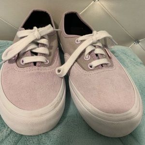 Cute Violet Vans tennis shoes